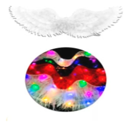 Alitas De Angel Con Luz Mini Led Multi Color