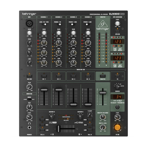 Mixer Dj 5 Canais Pro Mixer Djx 900 Usb Behringer (120v)