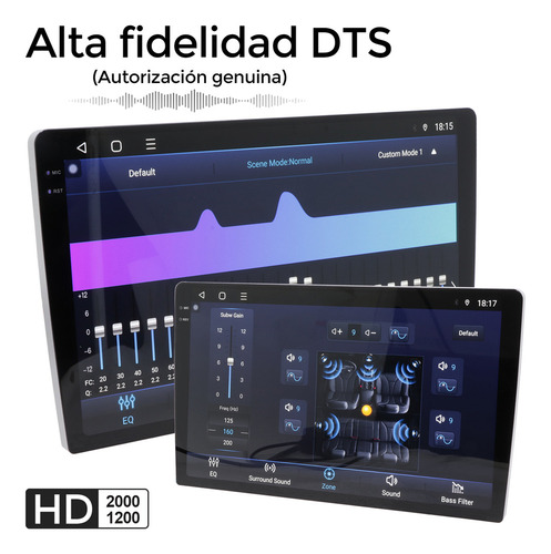 9 Pulgadas Audio Vehiculos Estéreo Carplay Dsp Ips 4+64g 2k
