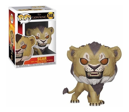 Muñeco Funko Pop Scar Rey Leon The Lion King #548 