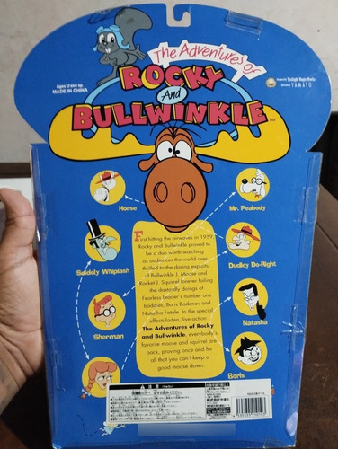Figura The Adventures Of Rocky And Bullwinkle Yamato (Usado)