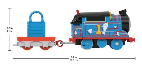 Imagen 3 de 6 de Tren Thomas Motorizado Loop Patio De Mantenimiento Hhn25 Mat