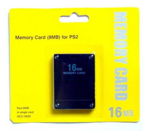 Tarjeta De Memoria 16mb Memory Card Para Play Station 2 Ps2