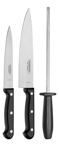 comprar Tramontina Juego De Cuchillos Con Chaira Tramontina Ultracor