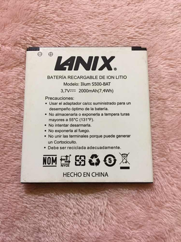Repuesto Original Lanix S500 $300
