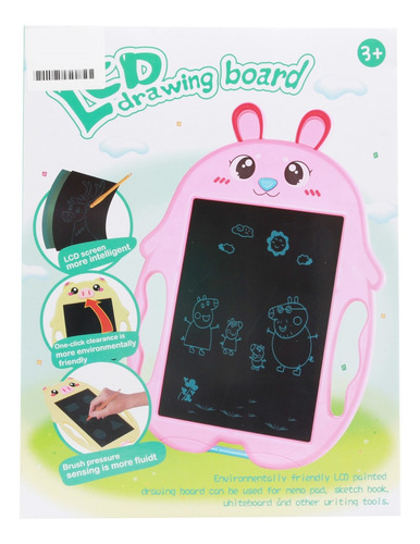 Tablet Infantil Lcd Forma Animal Con Moldes