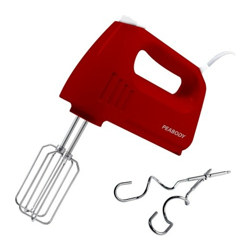 Imagen 2 de 6 de Batidora De Mano Peabody Pe-hma550r 300w Amasador Turbo