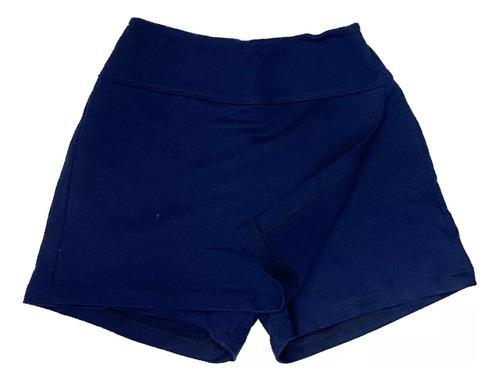 Pollera Pantalón Short C Tapa Azul Colegial Uniforme Colegio Azul 6