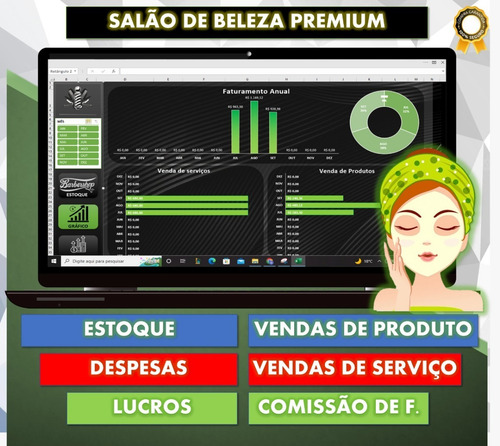 Planilha Controle Financeiro Com Alerta Vencimento - Excel