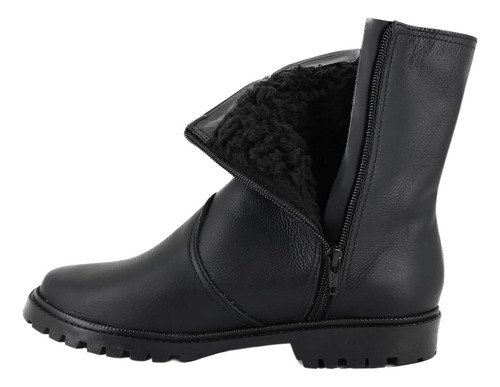 Bota Masculina Neve 100% Forrada Lã Pelo Couro Imperm W1003