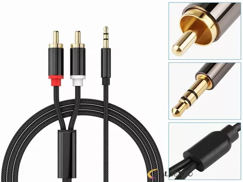 Cable Plug 3,5 Mm A 2 Plug Rca