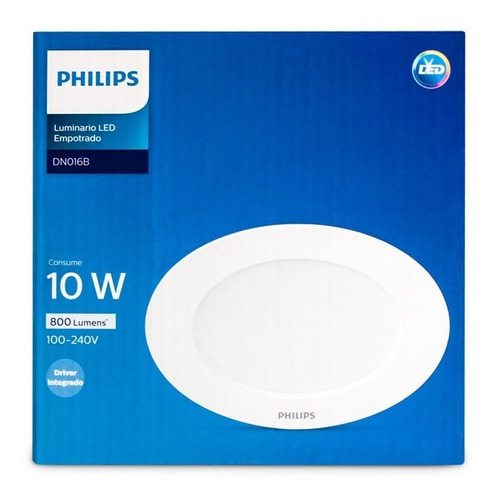 Lampara Colgante Empotrado Philips Dn016b 3.5 Luz Neutra Color de la luz Blanca neutra