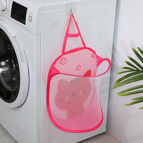 Bolsa De Malla Para Ropa Sucia, Plegable, Grande