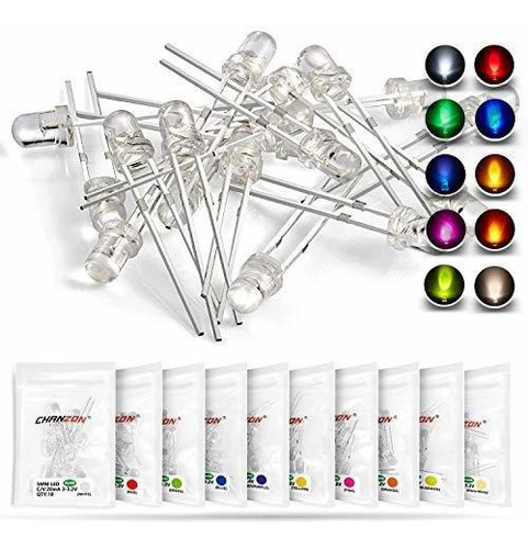 Bombillo, Focos Led, Ilum 100pcs (10 Colores X 10 Piezas) De