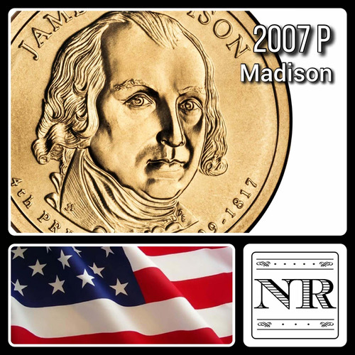 Estados Unidos - 1 Dolar - Año 2007 P - Km #404 - Madison