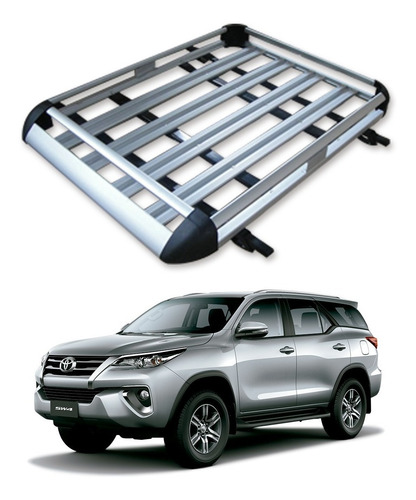 Imagen 1 de 1 de Parrilla Aluminio Porta Equipajes P/ Toyota Sw4 Nueva Riel
