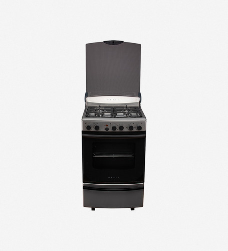 Cocina Orbis 978ac4 Gas Acero Encendido Termostato Y Tapa Color Plateado