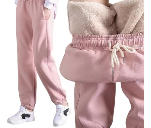 Pantalón Joggers Buzo Mujer Térmicos Para Otoño Invierno 