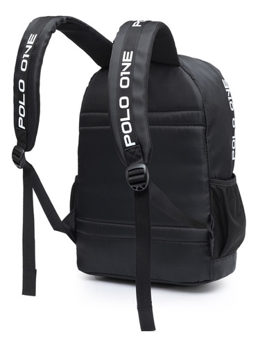 Mochila Bolsa Notebook Impermeável Resistente Escolar Viagem Cor Preto Desenho Do Tecido Lisa