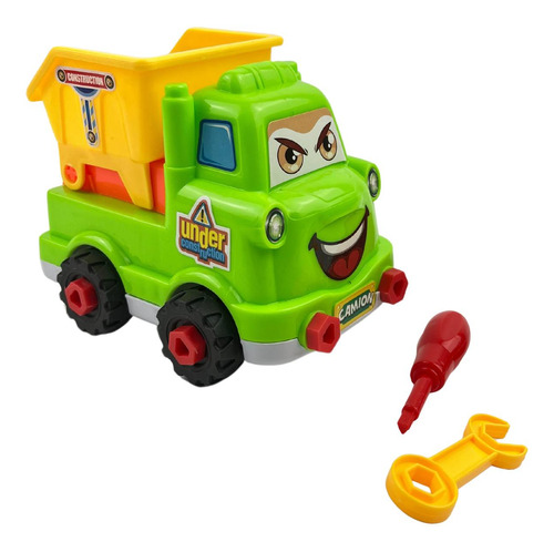 Caminhão Monta E Desmonta Brinquedo Infantil Com Ferramentas