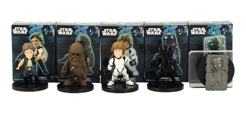 Star Wars Despertar D La Fuerza X5 Luke,solo,vader,shewbacca