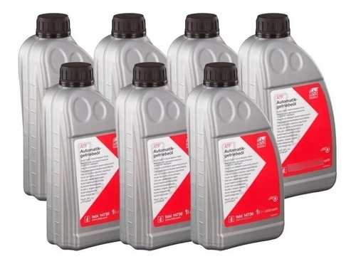 Kit Com 7 Lts Febi Fluído Atf 14738 Zf 4/5hp Psf-s Al4 71141
