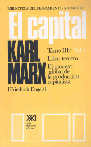 Libro El Capital. Libro Tercero