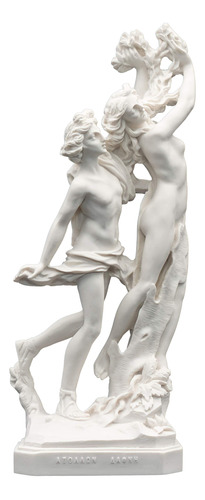 Helcee Estatua Alabastro Apollo Daphne Hecha Mano 10.63 