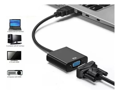 Cable Convertidor Adaptador Hdtv A Vga + Audio Conversor