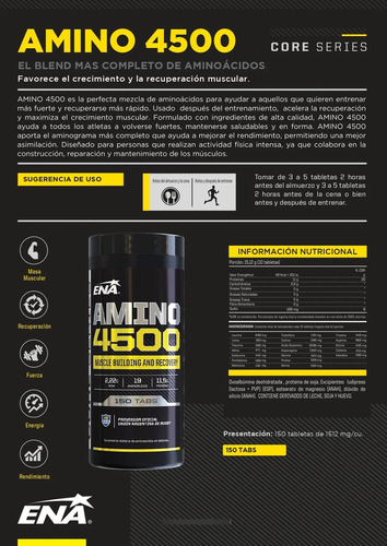 Combo Amino 4500 + Creatina Cibeles 150g Aumento De Musculo