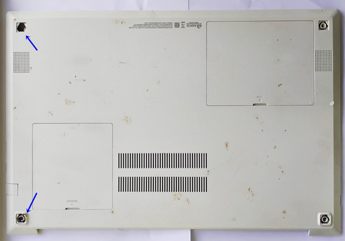 Carcaça Base Inferior Samsung Book Np550xcj Branco (Usado)