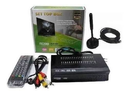 Kit Sintonizador Tv Digital Tvd Full Hd Antena Interior Tvd