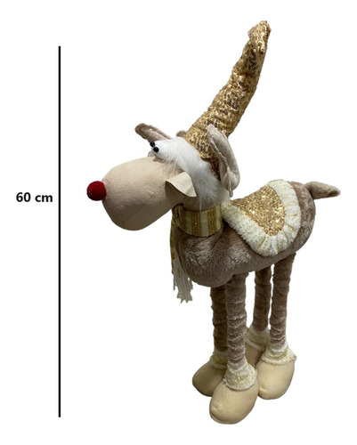 Monos Patas Largas Navideños Monos Patas Largas 60cm Reno