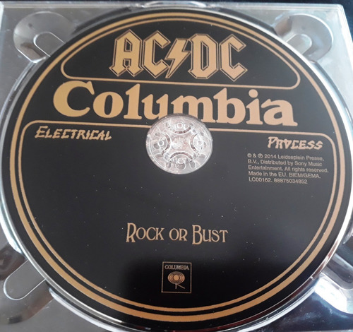 Ac/dc - Rock Or Bust Digipak 1er Ed. Hard Rock Kiss (Usado)