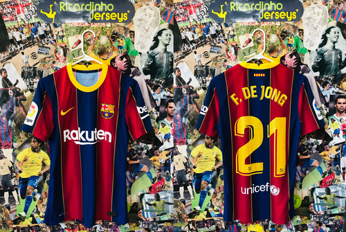 Jersey Vaporknit Nike Fc Barcelona 2020 2021 Frenkie De Jong (Usado)