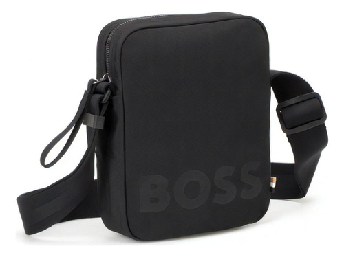 Bolso Para Hombre Boss Tipo Mensajero Color Negro