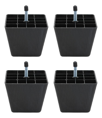 4pcs Muebles Elevadores Cuadrados 3.15 Pulgadas Sofá