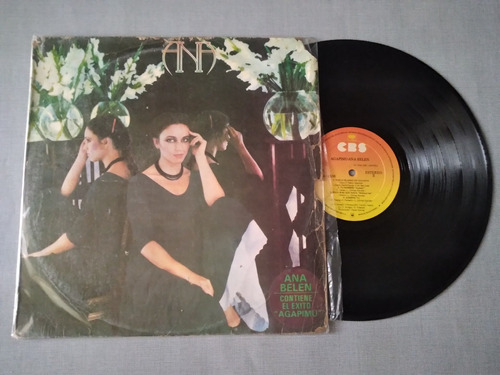 Ana Belén Agapimu Lp Vinilo Cbs 1979 Vuelo Blanco De Gaviota