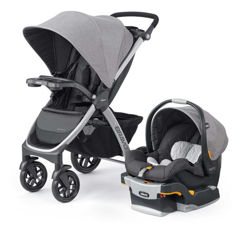 Imagen 1 de 9 de Coche Chicco Bravo Duo Con Huevito Keyfit Y Base Creciendo