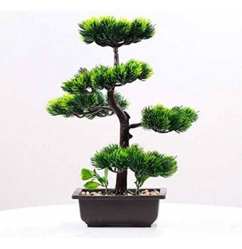 Plantas Artificiales Bonsai Pino, Adorno De Plantas En 