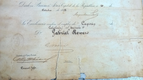 Diploma Documento Ejerctio D Linea Asenso Fi Roque Sanz Peña (Usado)