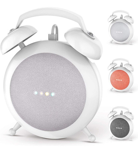 Soporte Stand Estilo Reloj Para Google Home Mini Blanco