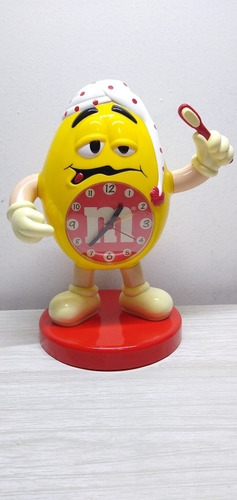 Imagen 1 de 10 de Reloj Souvenir De M&m' Funcionando Alto 27 Cm Ancho 15 Cm