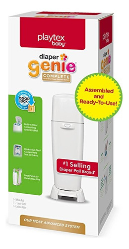 Playtex Diaper Genie Completamente Montados Pañal Cubo Con O