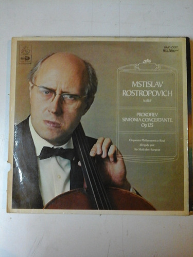 Vinilo 4393 - Prokofiev - Sinfonia Concertante Op. 125 
