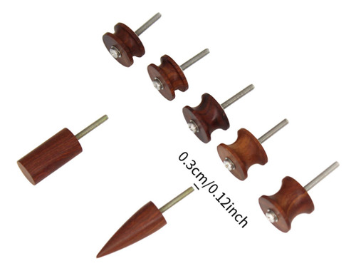 Puntas Para Bruñidor De Cuero Juego De Cabezales Para Pulir