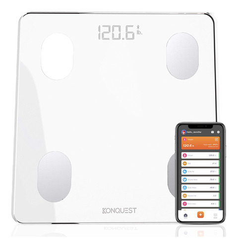 Konquest Premium Smart Digital Bscula De Bao, Bluetooth In