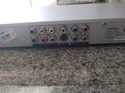 Reproductor Dvd Admiral Impecable Con Usb