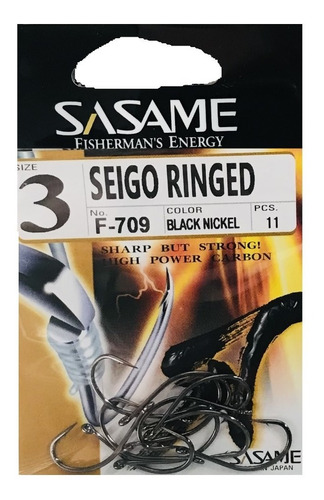 Anzuelos Sasame Seigo Ringed F-709 N° 3 Made In Japan