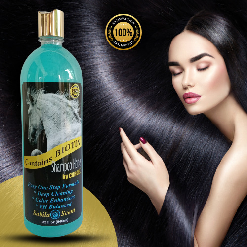 Shampoo Para Caballo Con Biotina Uso Humano 2 Pack